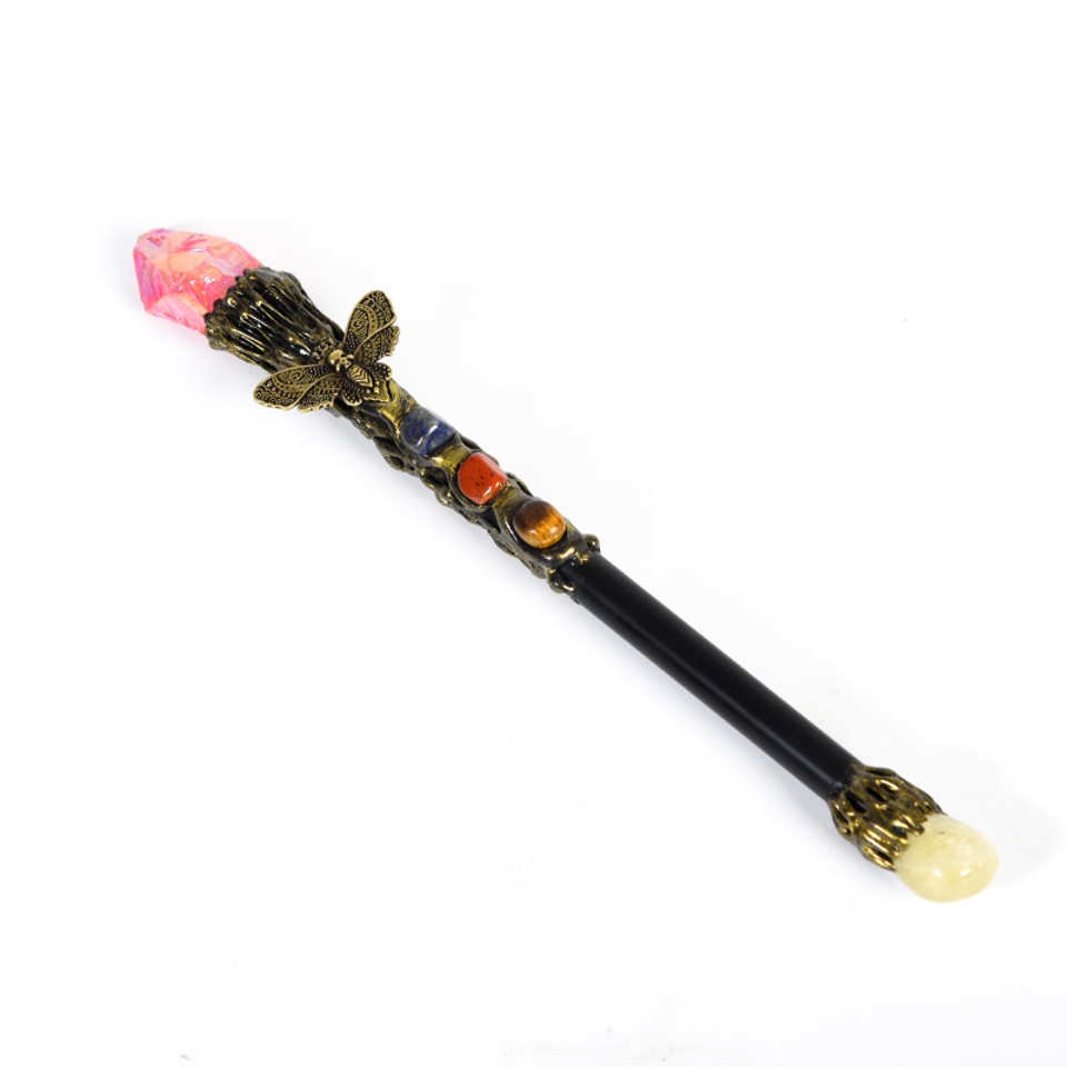 Handmade Bee Crystal Magic Wand